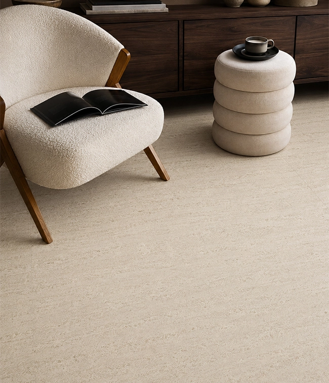 Moca Cream limestone finish